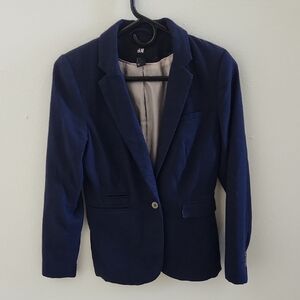 H&M Women's Dark Blue Blazer